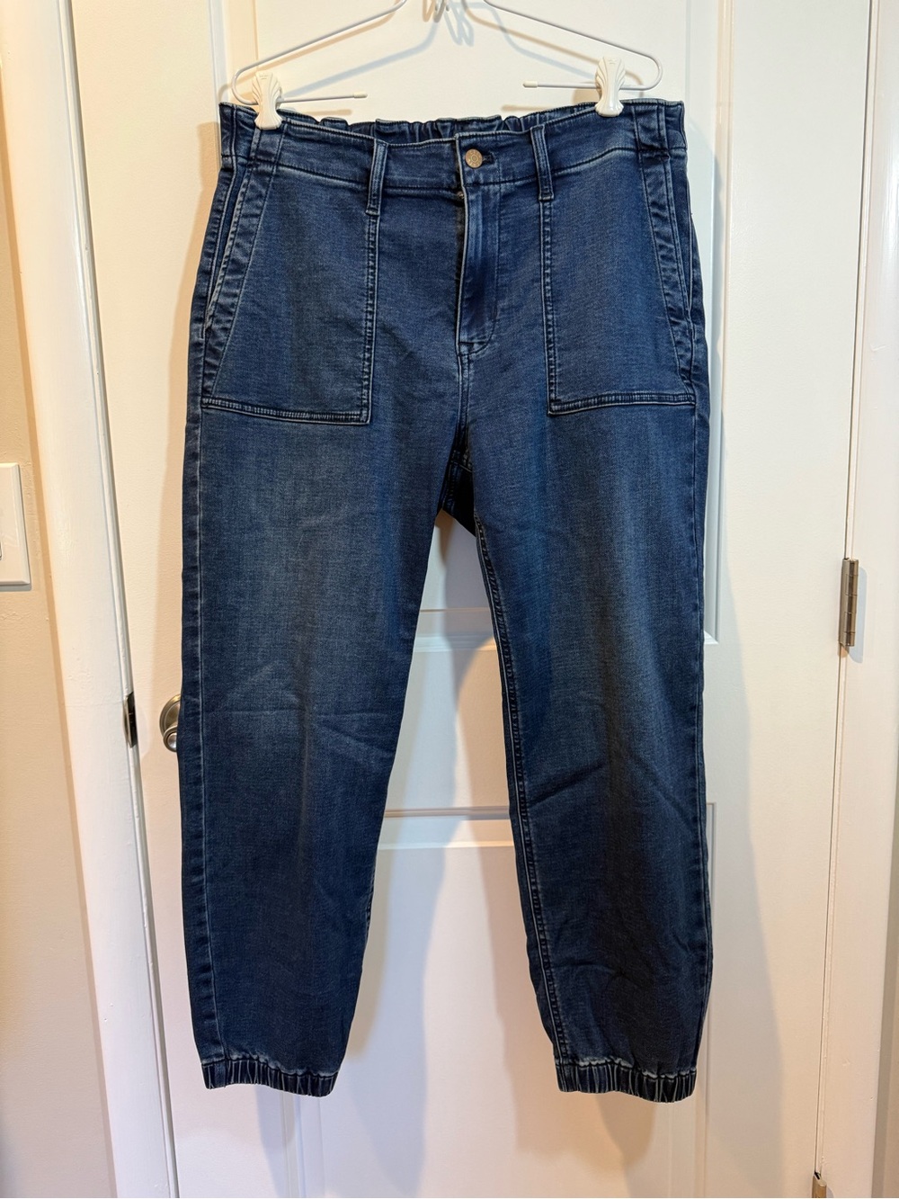 J. Crew Women’s Dark Blue Relaxed Denim Joggers